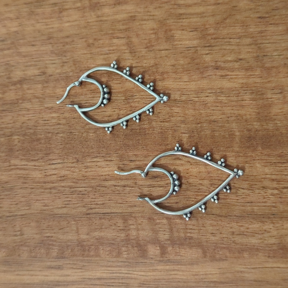 Sundance Silver Modern Geometric Earrings